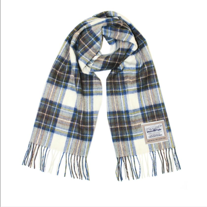 Heritage Heritage Traditions - Muted Dress Blue Stewart Wool Scarf