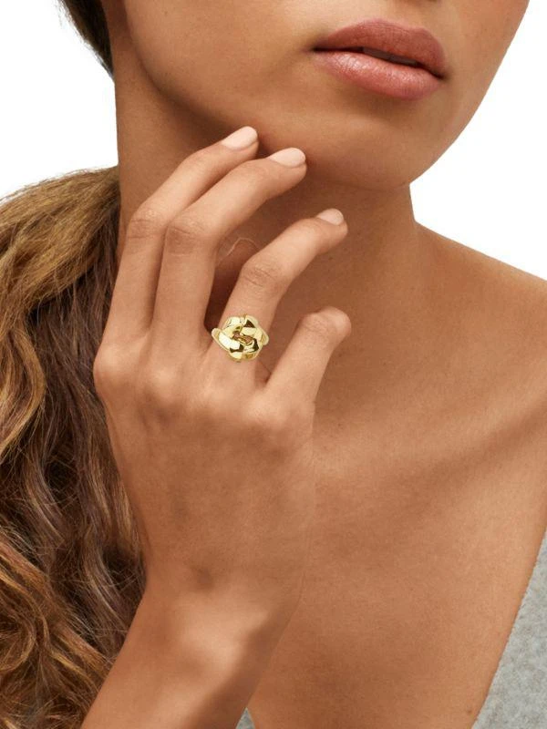 Saks Fifth Avenue 14K Yellow Gold Bypass Ring 3