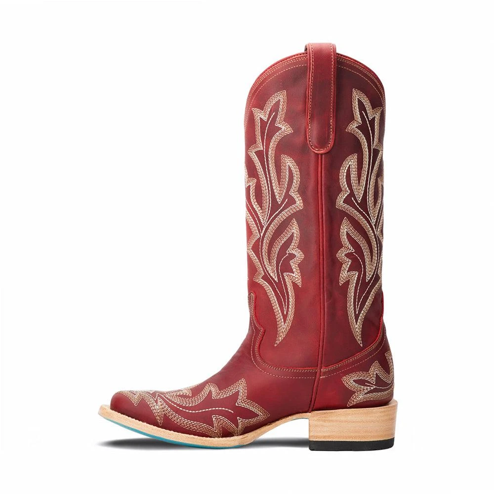 LANE Saratoga Embroidered Square Toe Cowboy Boots 3