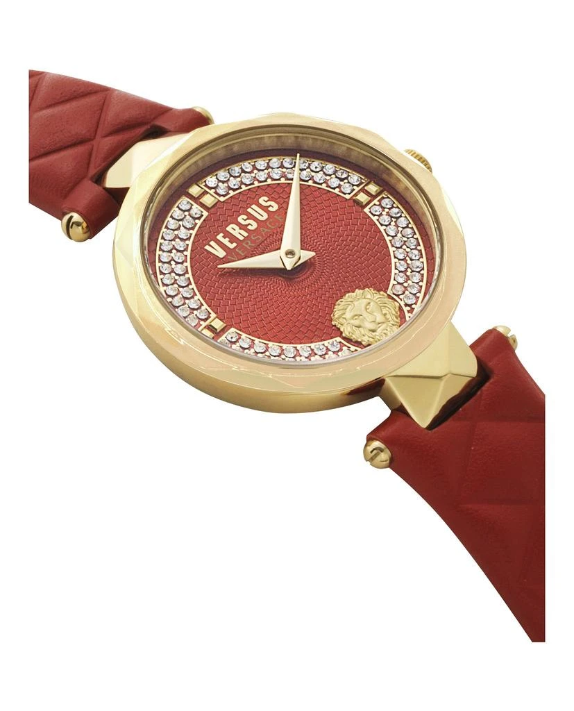 Versus Versace Covent Garden Petite Leather Watch 3