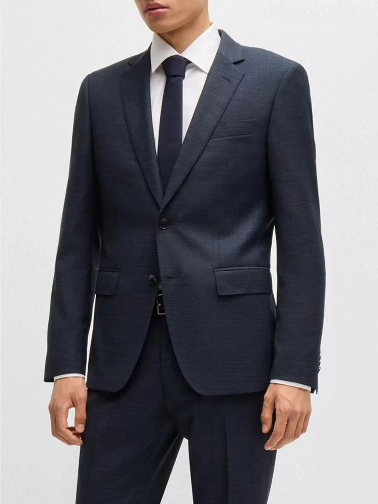Hugo Boss Slim Fit Suit in Micro Patterned Stretch Wool 2