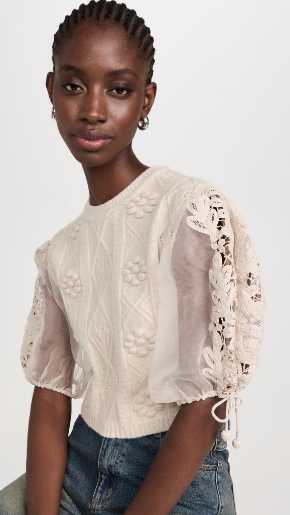 Sea Bente Embroidery Combo Sweater