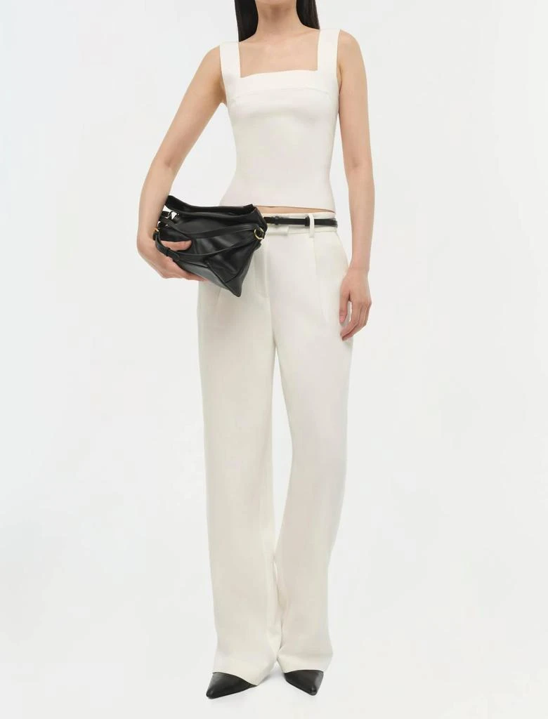 Jonathan Simkhai Jonathan Simkhai - Novia Pleated Straight Leg Pant 1