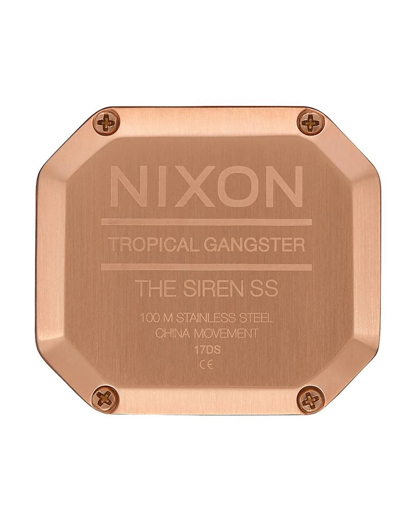 Nixon Siren SS Watch, 33mm x 36mm 4