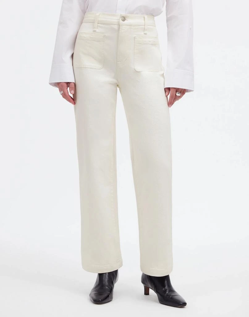 Madewell The Tall Emmett Wide-Leg Full Length Jean: Patch Pocket Edition 2