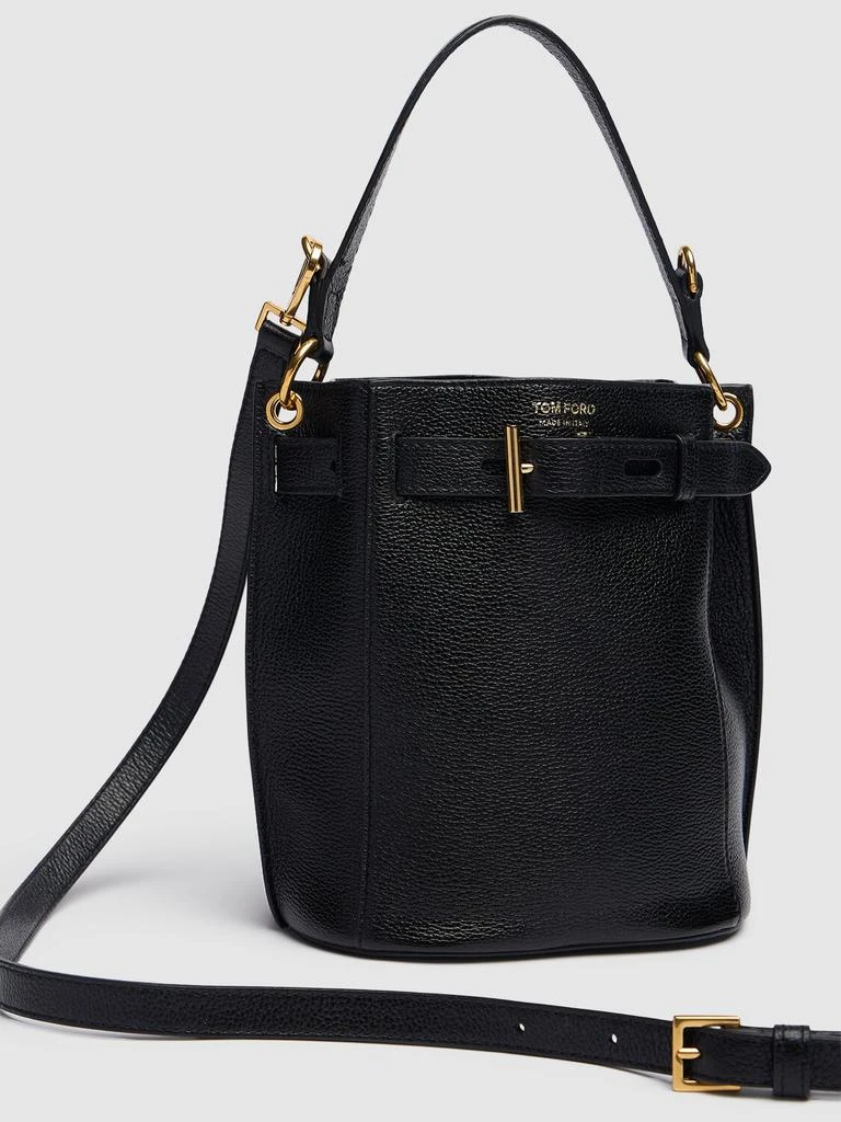 Tom Ford Mini Audrey Grain Leather Bucket Bag 3