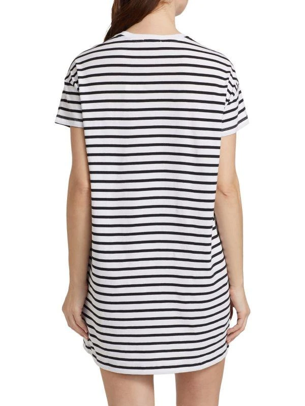 ATM Anthony Thomas Melillo Stripe Cotton T-Shirt Dress 2