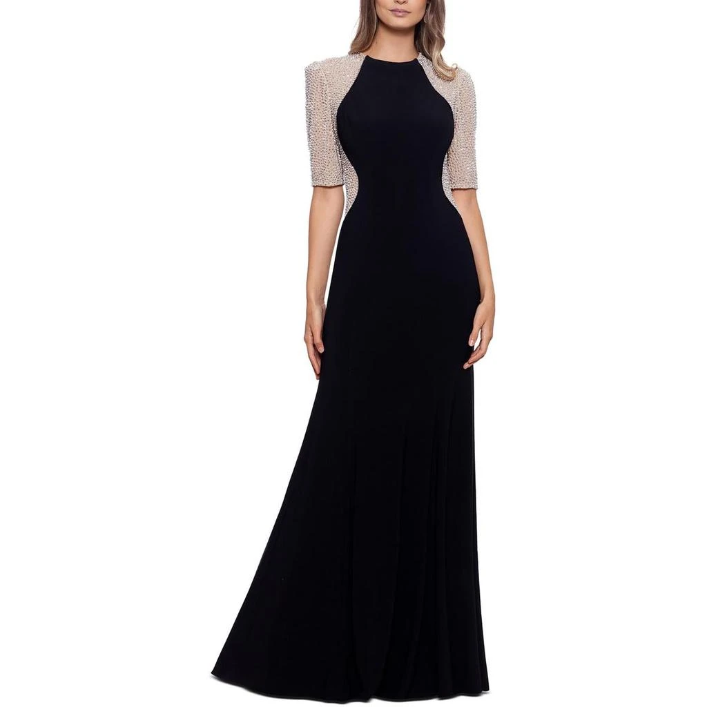 XSCAPE Womens Embellished Evening Dress 3
