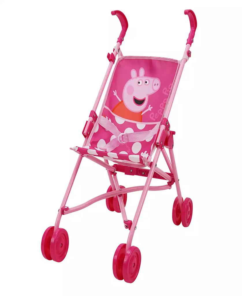 Peppa Pig Pink  White Dots Doll Umbrella Stroller