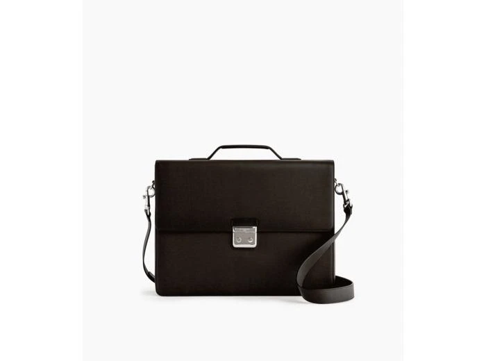 le tanneur Serviette 1 soufflet Albert en cuir lisse