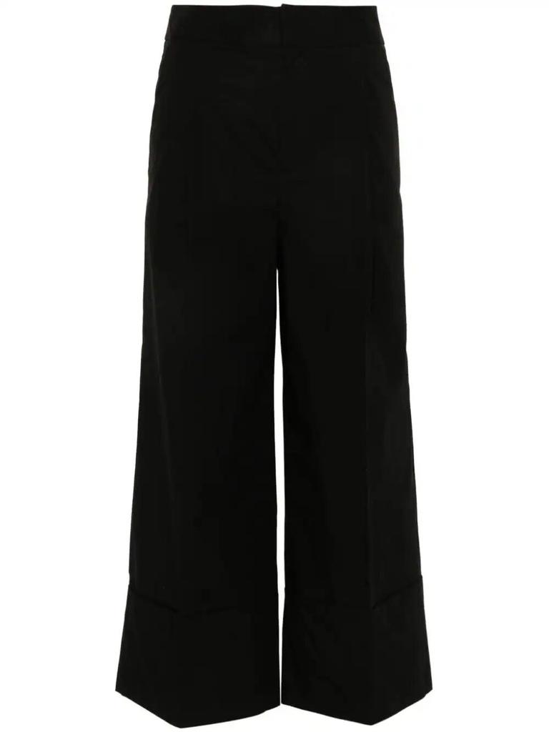 Twin Set Twin Set Cropped Wide Leg Pants