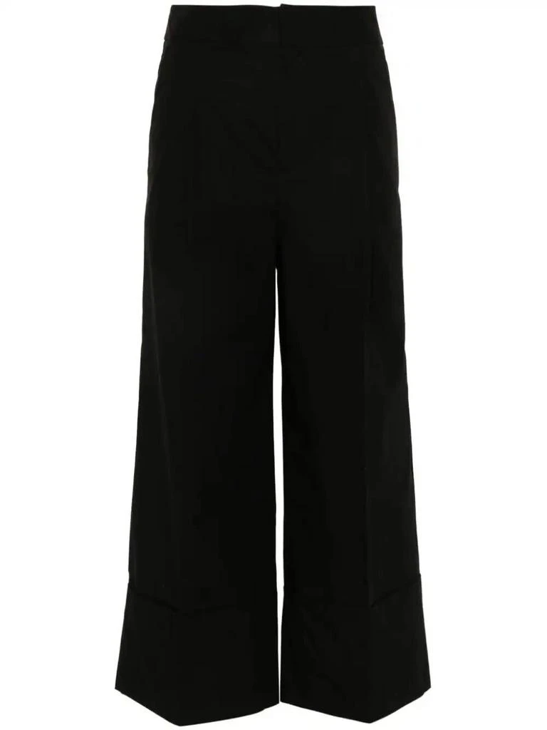 Twin Set Twin Set Cropped Wide Leg Pants 1