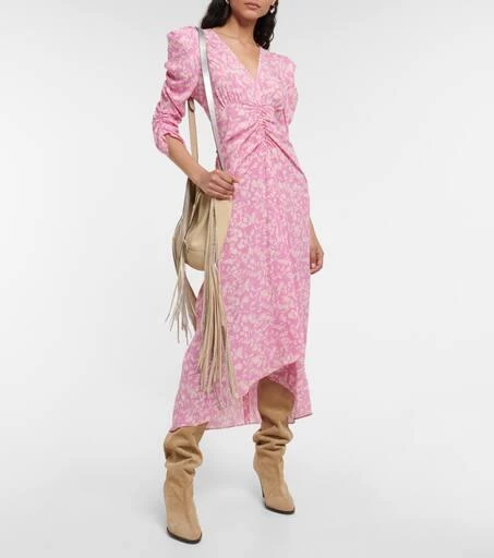 Isabel Marant Albini printed silk-blend midi dress 2