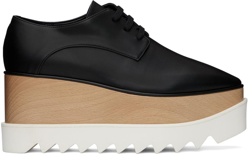 Stella McCartney Black Elyse Platform Derbys