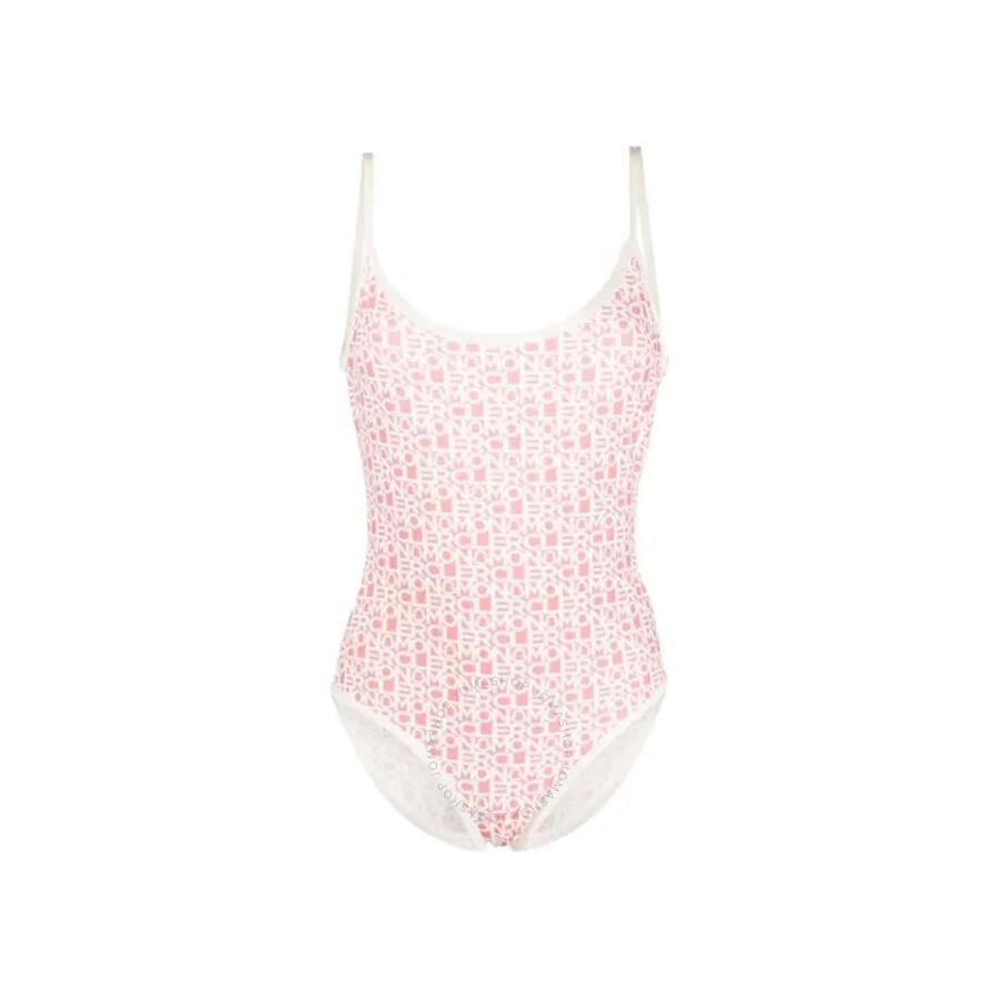 Moncler Logo Print Swimsuit