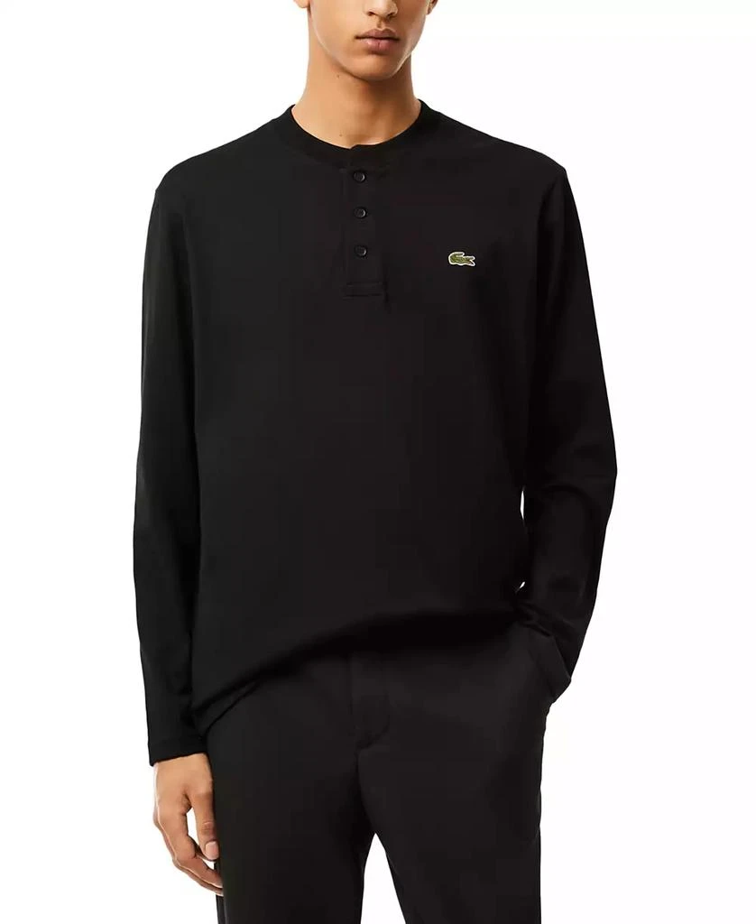 Lacoste Men's Long-Sleeve Henley T-Shirt 3