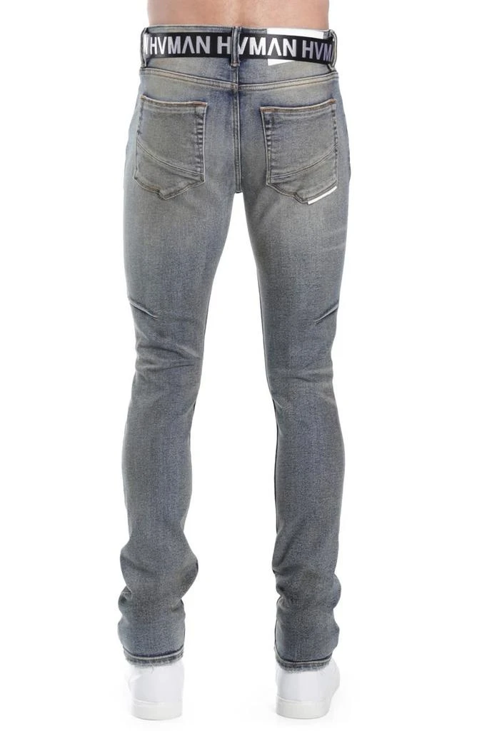 HVMAN Strat Belted Super Skinny Jeans 2