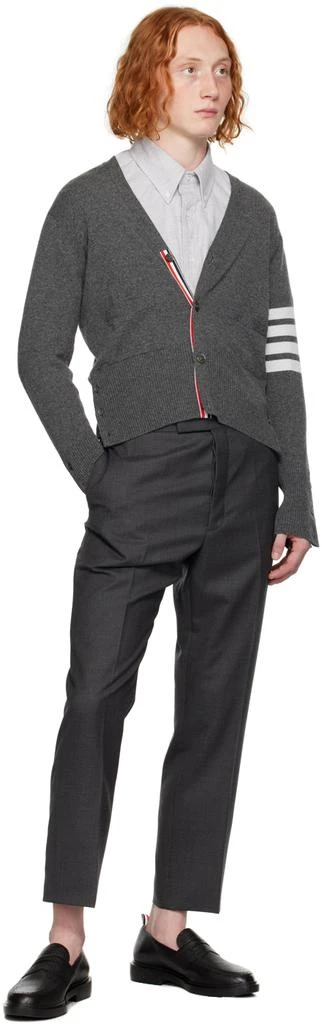 Thom Browne Gray 4-Bar Shirt 4
