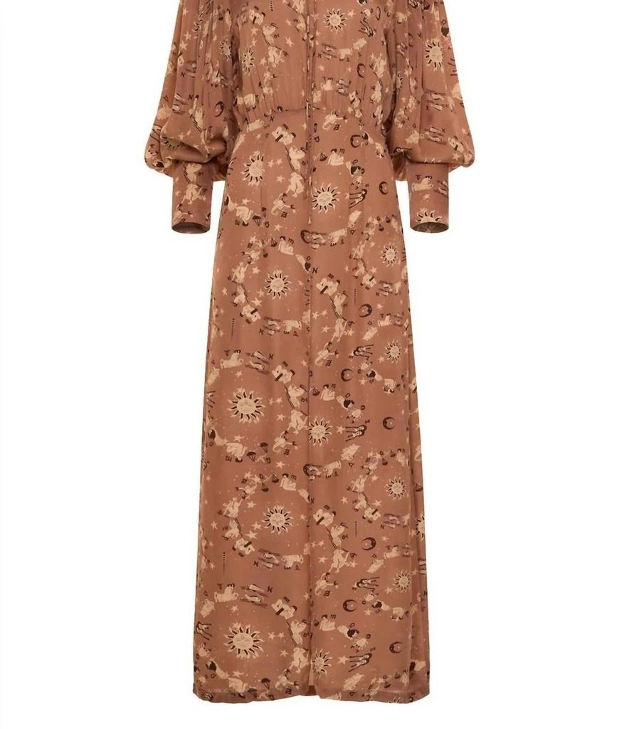 Carolina K Elias Dress In Zodiac Beige 4