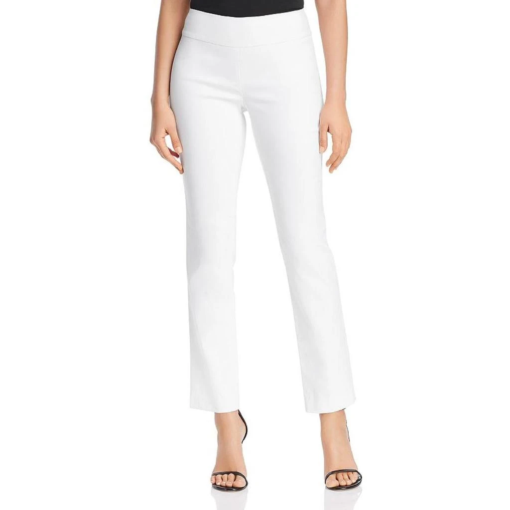 NIC+ZOE Womens Pull On Mid-Rise Straight Leg Pants 1