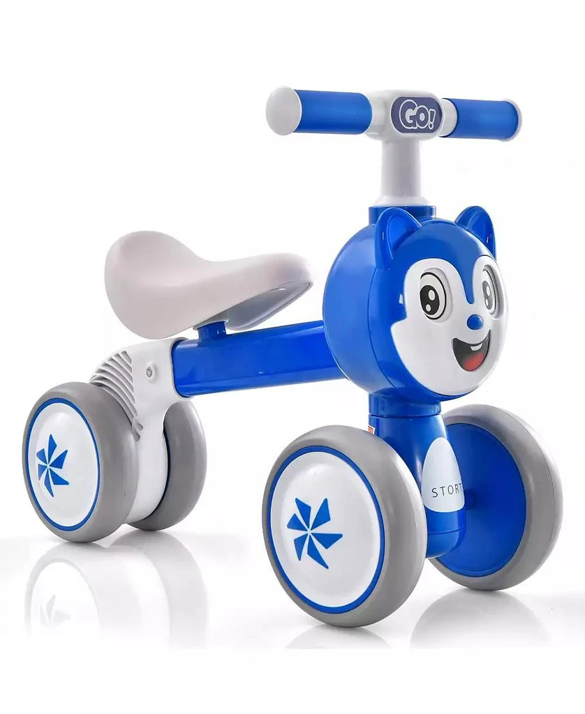 HONGGE Toddler Balance Bike With Carbon Steel Frame EVA Wheels And Safe Steering