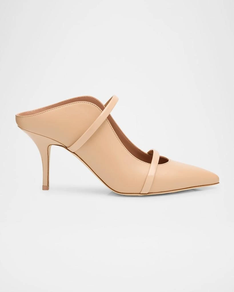 Malone Souliers Maureen Leather Dual-Band Mule Pumps 1