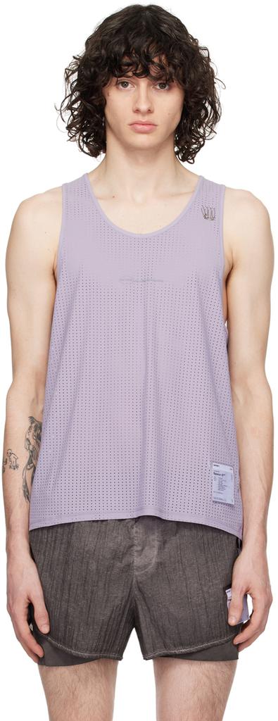 Satisfy Purple Scoop Neck Tank Top