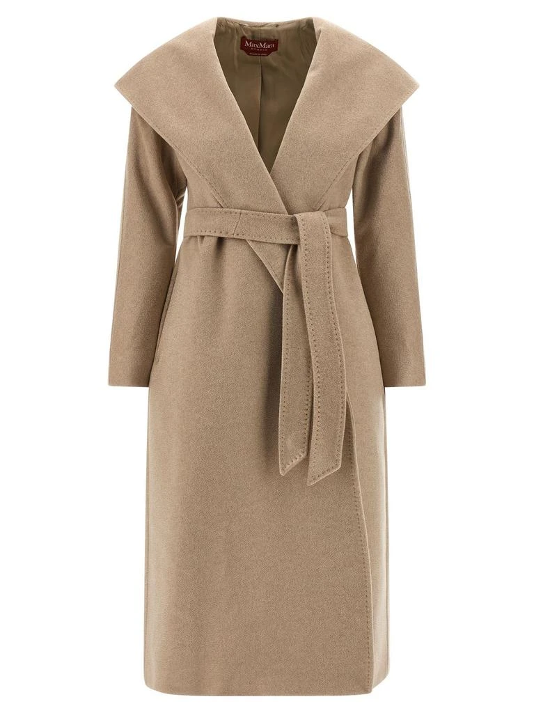 Max Mara Max Mara Studio Danton Tie-Waisted Coat 1
