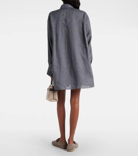 Brunello Cucinelli Oversized linen shirt 3