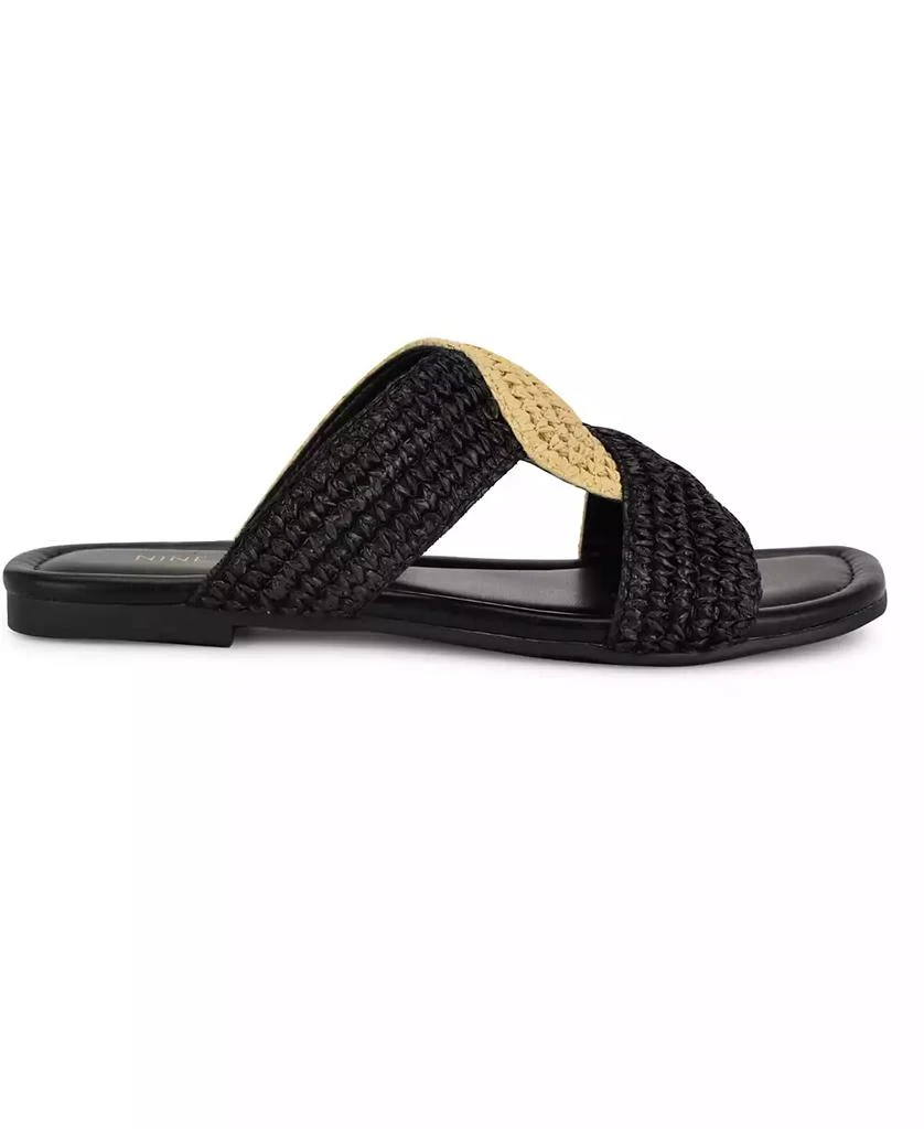 Nine West Women's Quara Woven Flat Slip-On Sandals 2