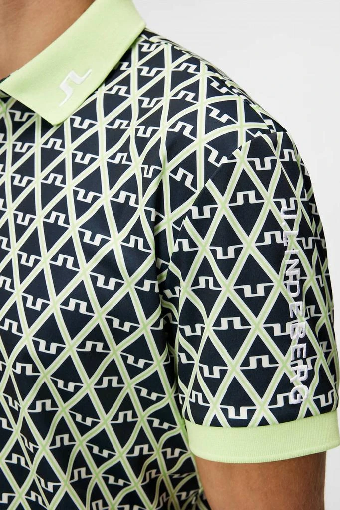 J. Lindeberg J.Lindeberg - Tour Tech Reg Fit Print Polo Shirt 5