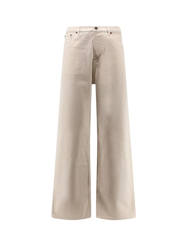 Valentino Valentino Logo Plaque Straight Leg Jeans 1