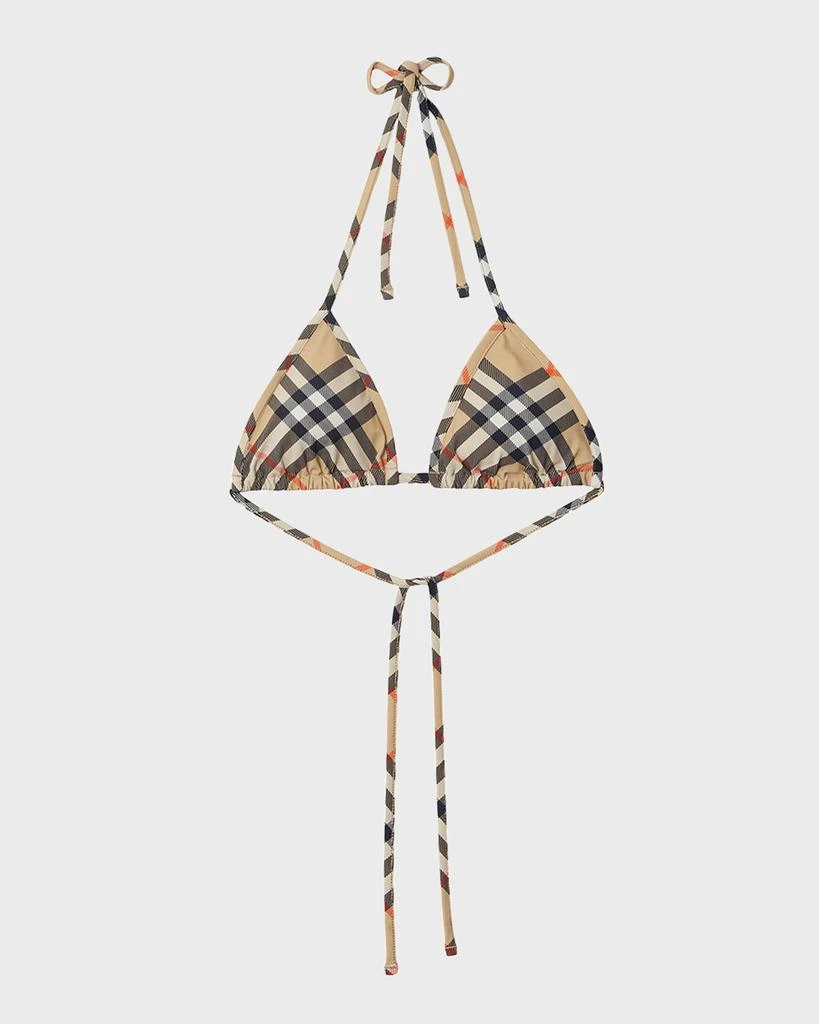 Burberry Signature Check Triangle Bikini Top 1