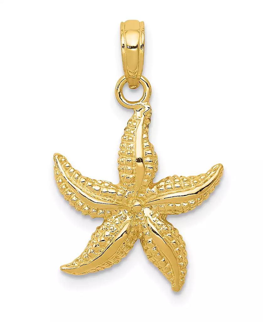 Macy's Starfish Pendant in 14k Yellow Gold