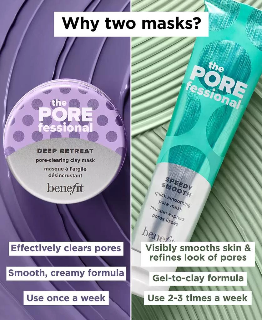 Benefit Cosmetics The POREfessional Deep Retreat Pore-Clearing Clay Mask Mini 7