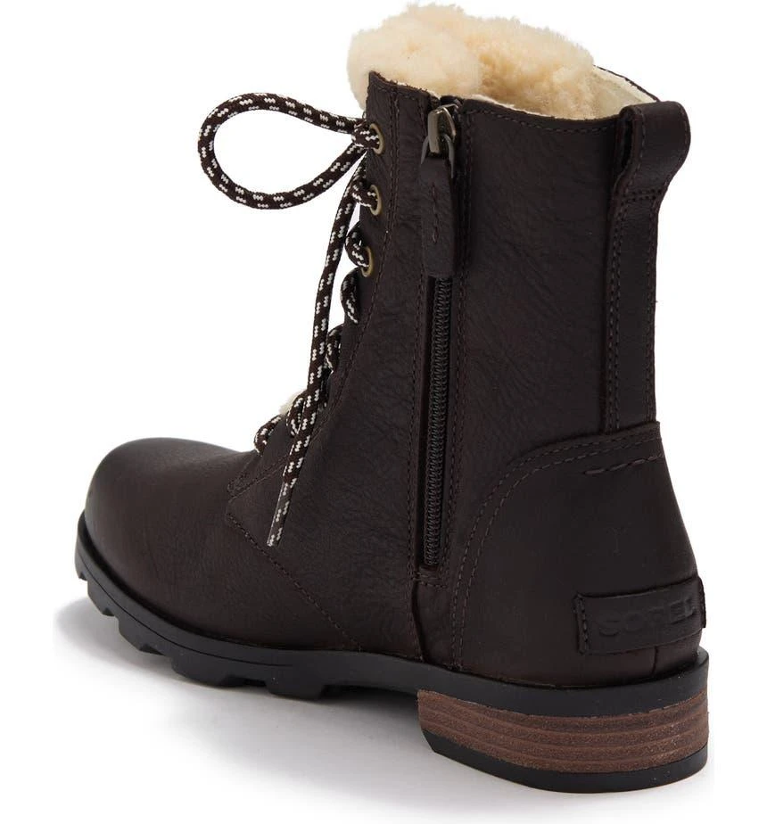 SOREL Emelie Genuine Shearling Short Lace-Up Boot 2