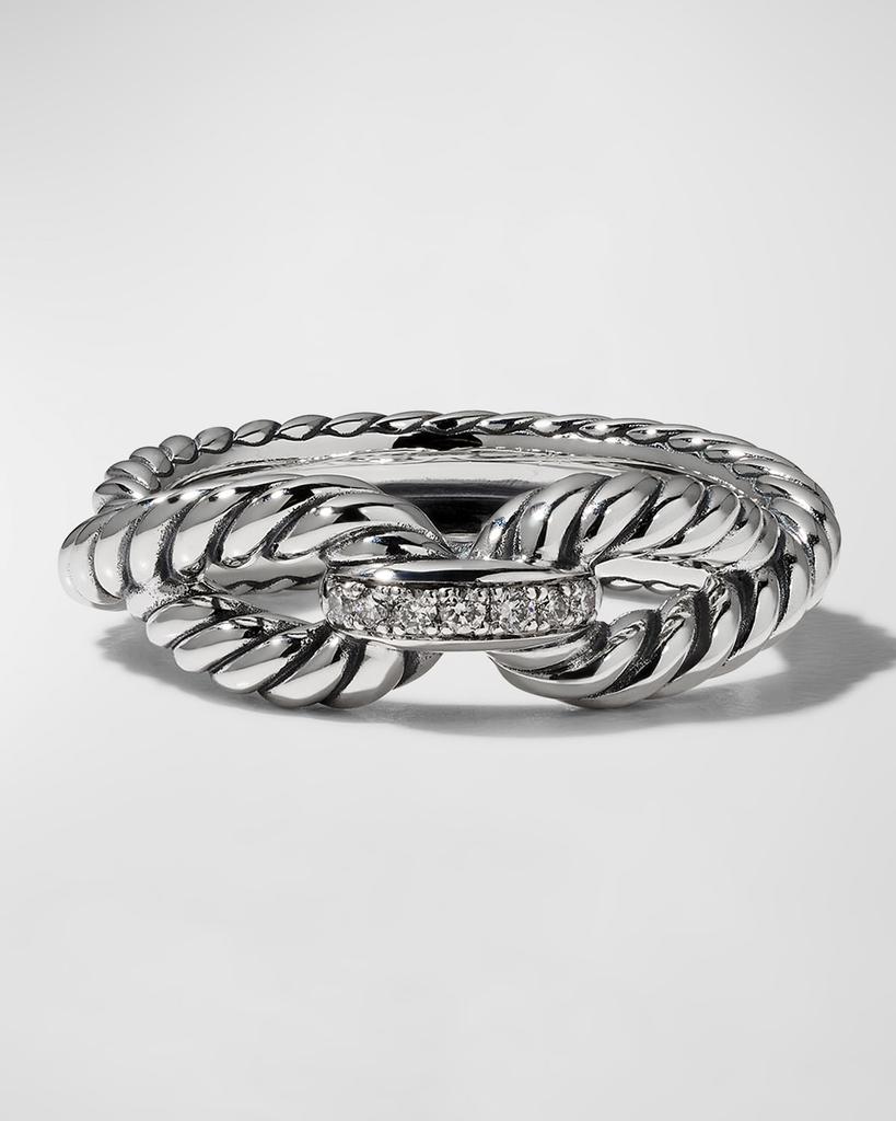 David Yurman Cable Loop Ring w/ Diamonds