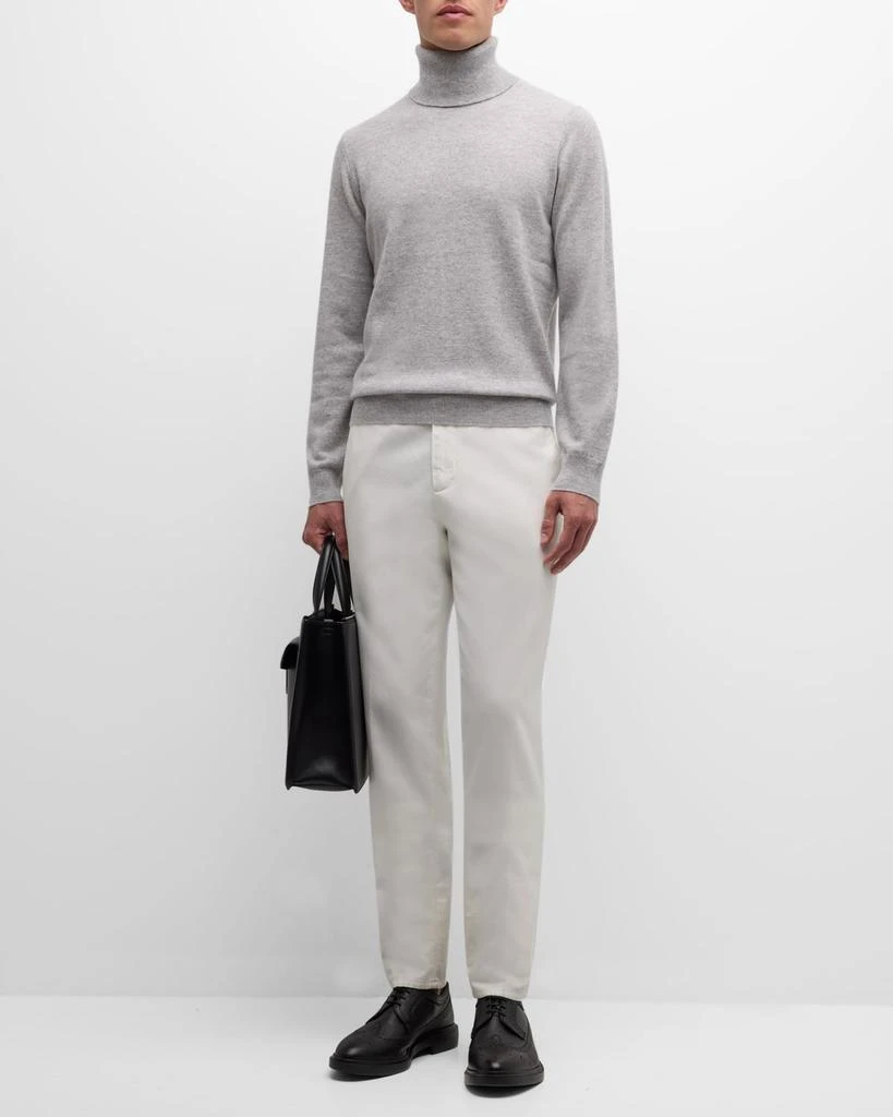 Neiman Marcus Men's Cashmere Turtleneck Sweater 2