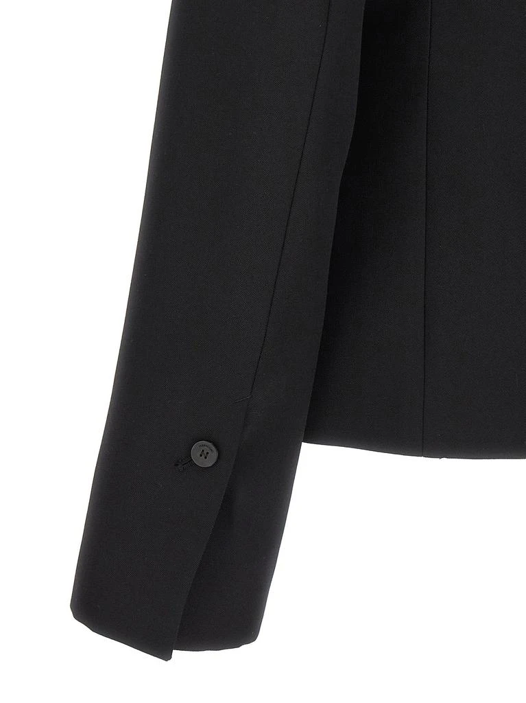 Salvatore Ferragamo Ferragamo Off-Centre Button Tuxedo Blazer 4