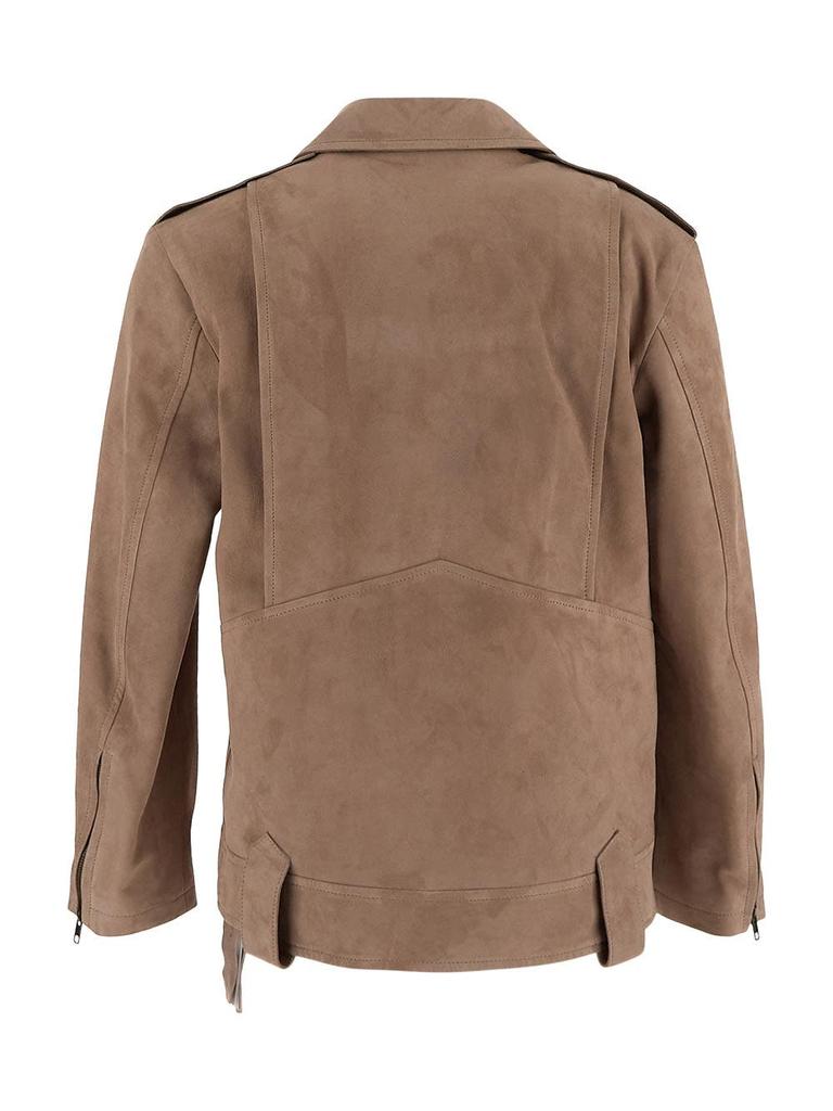 Salvatore Santoro giacca biker in pelle