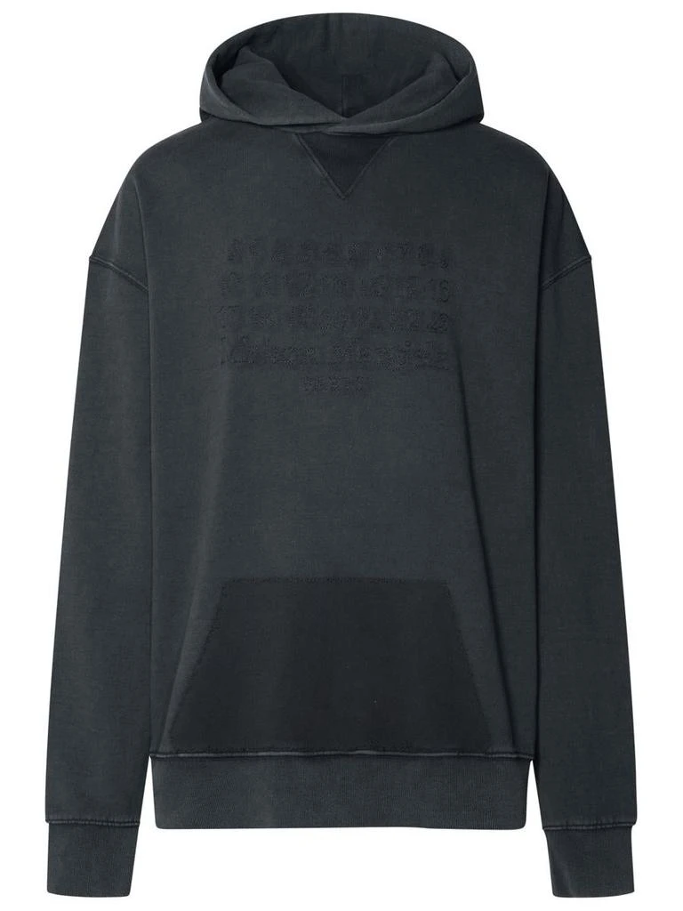 MAISON MARGIELA MAISON MARGIELA GRAY COTTON SWEATSHIRT 1