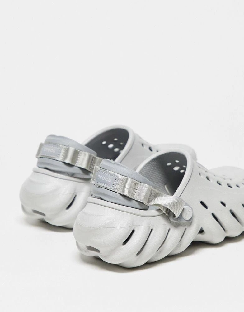 Crocs Crocs unisex echo clogs in grey 3