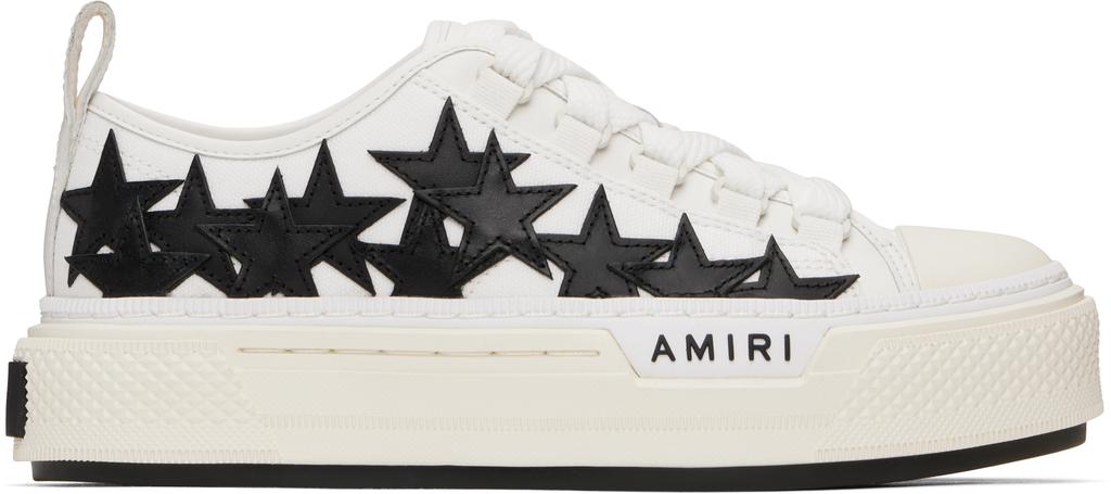 靴 AMIRI Stars Court Platform Low Sneakers Amiri Stars Court Leather Low-Top Sneakers | Saks Fifth Avenue