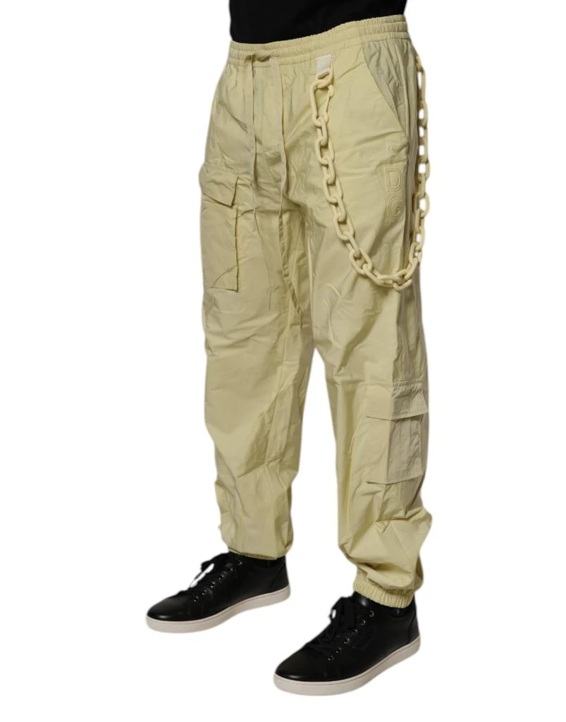 Dolce 
Gabbana Nylon Cargo Chain Men Jogger Men
s Pants 2