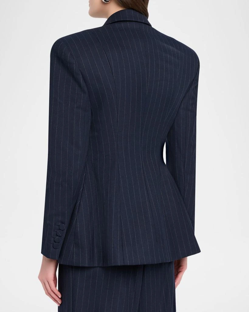 Sans Faff Atlas Pinstripe Twill Blazer 3