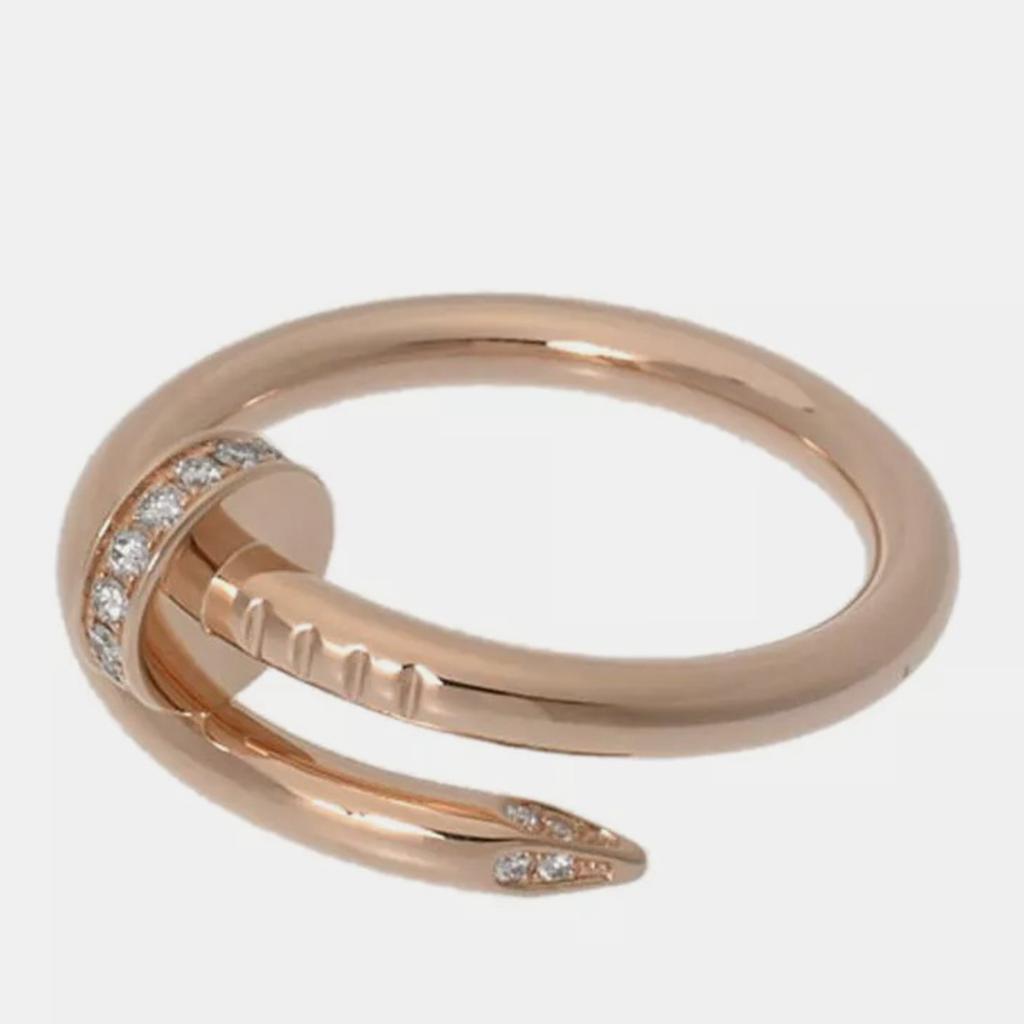 Cartier Cartier 18K Pink Gold Juste un Clou Diamond Ring Size 58