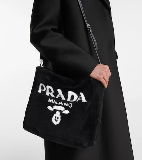 Prada Medium shearling tote 2