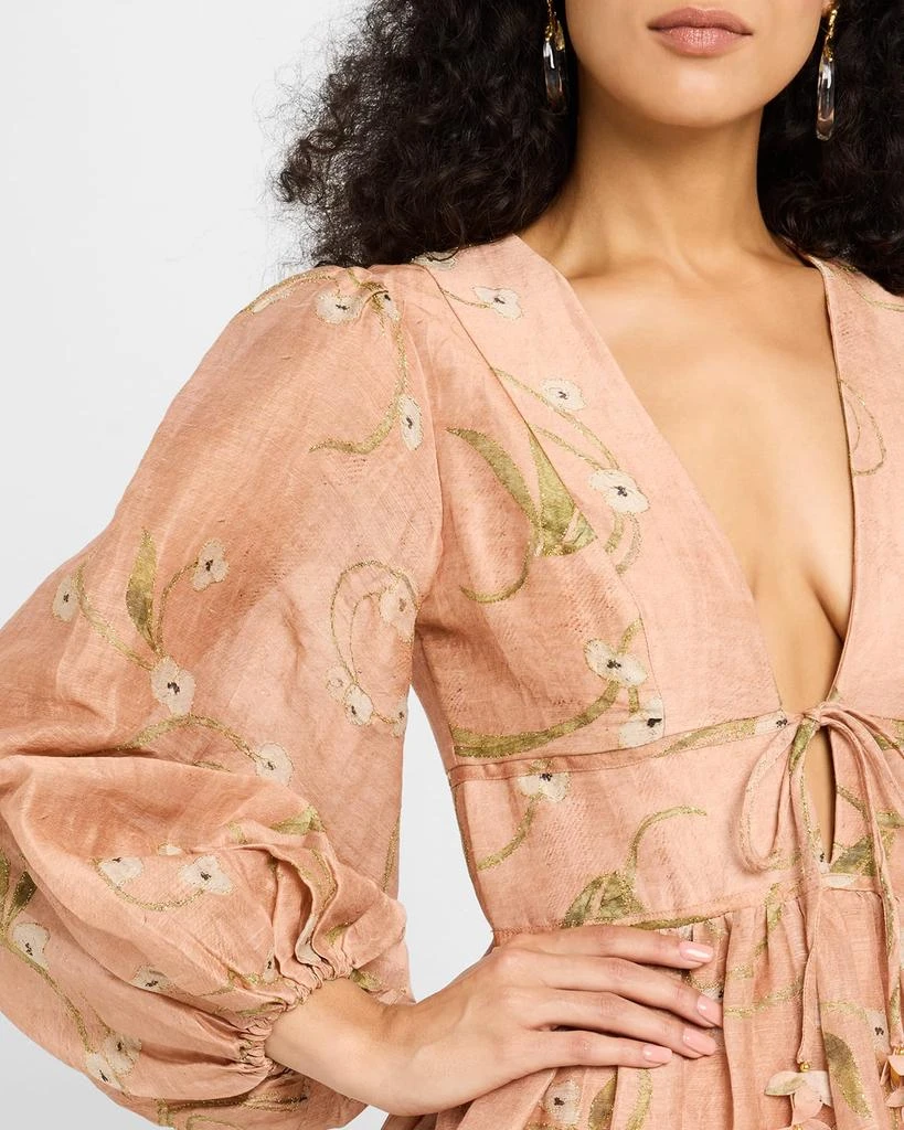Zimmermann Illuminate Drawn Mini Dress 6