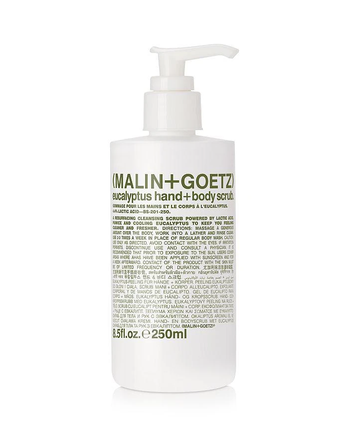 Malin + Goetz Eucalyptus Hand + Body Scrub 8.5 oz.