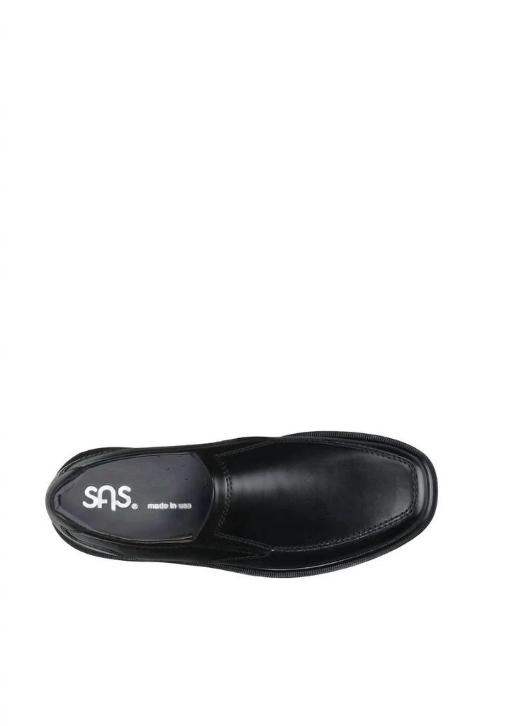 NEW SAS men\'s diplomat slip on loafer - wide in black SAS Men main image 3